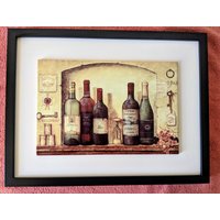 Weinbar Keramik Wandkunst Fliese, 20 X 12", Glänzend, Mit Oder Ohne Rahmen Weinbar Keramik Wandkunst Fliese, 20 X 12", Glänzend, Mit Oder Ohne Rahmen von ArtandTile