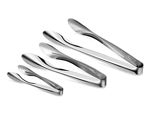 Artaste 43167 Rain 18/10 Stainless Steel Utility Tongs (Set of 3), Silver by Artaste von Artaste