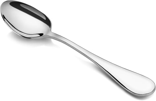 Artaste 59359 Regen 18/10 Edelstahl Abendessen Löffel (12 Stück), 19,1 cm Silber von Artaste