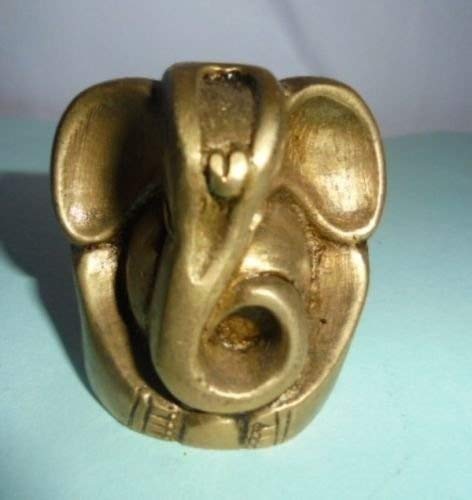 Artcollectibles India Ganesha-Statue (Hindu-Gott) aus Messing, für Diwali Navratri Puja religiöse Ganesha Chaturthi Hindu-Gebete, Diwali-Geschenk von Artcollectibles India