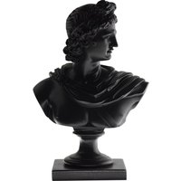 Apollo Büste Skulptur Black Art Home Decor 25, 5 cm Höhe von ArtcultureGR