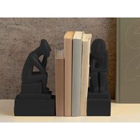 Kykladen Jungen Idole Moderne Buchstützen 2Er Set(Pieces Wohnkultur 20 cm Höhe von ArtcultureGR