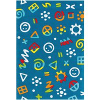 Arte Espina Kurzflorteppich Spirit Glowy 3146 blau B/L: ca. 110x160 cm von Arte Espina