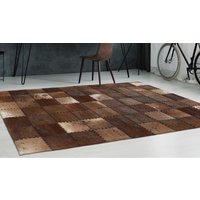 Arte Espina Teppich "Voila 100", rechteckig, 5 mm Höhe, handgenähter Flachflor-Teppich im Patchwork-Design. von Arte Espina
