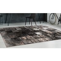 Arte Espina Teppich "Voila 100" rechteckig 5 mm Höhe handgenähter Flachflor-Teppich im Patchwork-Design. von Arte Espina