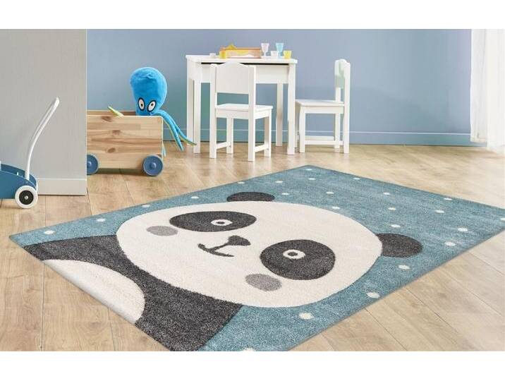 Kinderteppich ARTE ESPINA Amigo 522 Gr. 3, blau, B:120cm H:15mm L:170cm, Kunstfaser, Teppiche, Panda Bär Motiv von Arte-Espina
