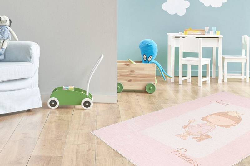 Arte Espina Kinderteppich Bambini 300, rechteckig, Höhe: 5 mm, Fantasievoll bedruckter Kinderteppich, angenehme Haptik von Arte Espina