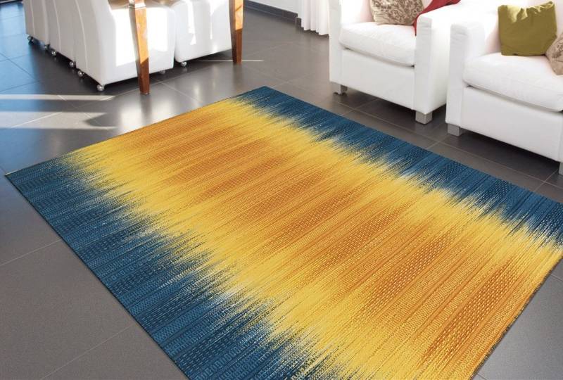 Arte Espina Teppich Sunset 8070, rechteckig, Höhe: 12 mm, Handgemachter Wollteppich mit Wohlfühlcharakter von Arte Espina