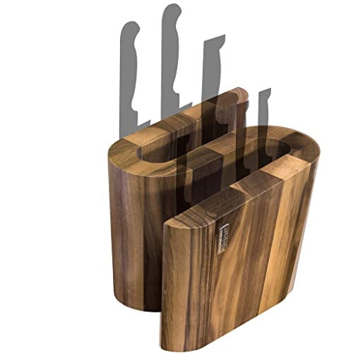 Arte Legno, magnetischer Messerblock und elegantes Küchenaccessoire, walnuss, 10 Knives von Arte Legno