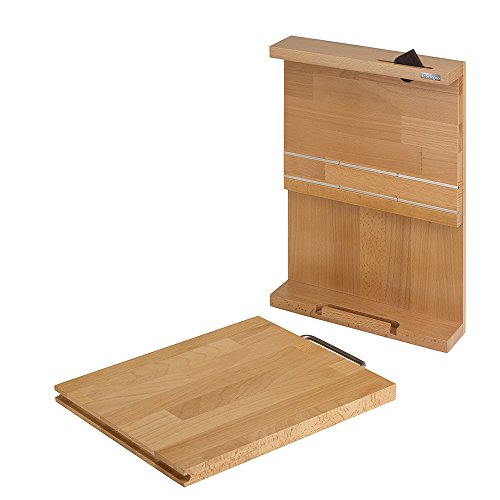 Artelegno 39 Magnetischer Messerblock Bologna mit integriertem geöltem Schneidebrett, massives Buchenholz, naturlackiert, 11,8 x 2,95 x 18,7 Artelegno 39 Magnetischer Messerblock Bologna mit integriertem geöltem Schneidebrett, massives Buchenholz, naturlackiert, 11,8 x 2,95 x 18,7 von Arte Legno