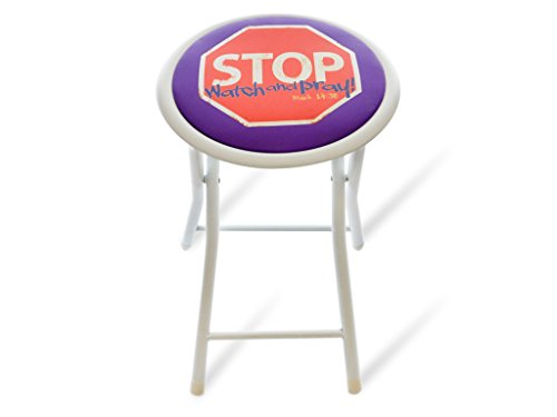 arteregal Sätze Stop Hocker, Metall, Blau, 44.5 x 30.0 x 30.0 cm von Arte Regal