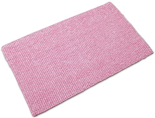 Vanity Teppich, Baumwolle, waschbar, für Bad und Küche, rutschfest (110 x 170 cm, Pink) von Arte Tappeti