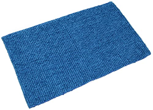Vanity Teppich, Baumwolle, waschbar, für Bad und Küche, rutschfest (80 x 150 cm, Light Blue) von Arte Tappeti