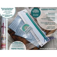 Diy Bastelset Mit Regenbogen Für Kommunionkerze „Pastell" | Junge Mädchen Echtes Wachsbild Kerze Basteln 20 Farben Zur Wahl Serie Alma Diy Bastelset Mit Regenbogen Für Kommunionkerze „Pastell" | Junge Mädchen Echtes Wachsbild Kerze Basteln 20 Farben Zur Wahl Serie Alma von ArteMaria