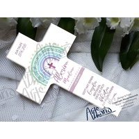 Taufkreuz Regenbogen Punkte Natur Kinderkreuz Pastell Mädchen Altrosa Name, Datum, Taufspruch Patengeschenk Geschenk Taufe Kommunion Geburt Taufkreuz Regenbogen Punkte Natur Kinderkreuz Pastell Mädchen Altrosa Name, Datum, Taufspruch Patengeschenk Geschenk Taufe Kommunion Geburt von ArteMaria