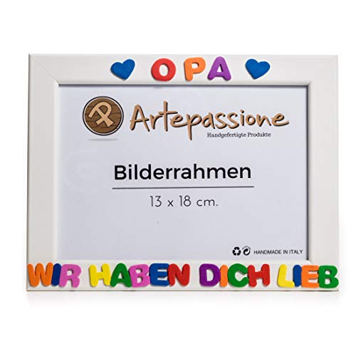 ArtePassione Bilderrahmen, Holz, Weiß, 13 x 18 cm von ArtePassione