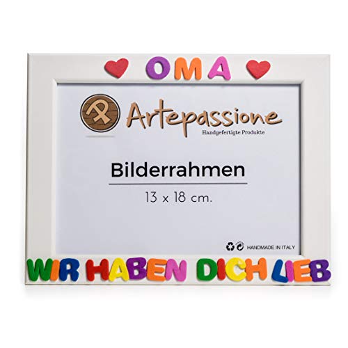 ArtePassione Bilderrahmen, Holz, Weiß, 13 x 18 cm von ArtePassione