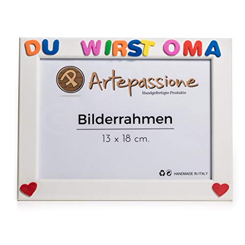 ArtePassione Bilderrahmen, Holz, Weiß, 13 x 18 cm von ArtePassione