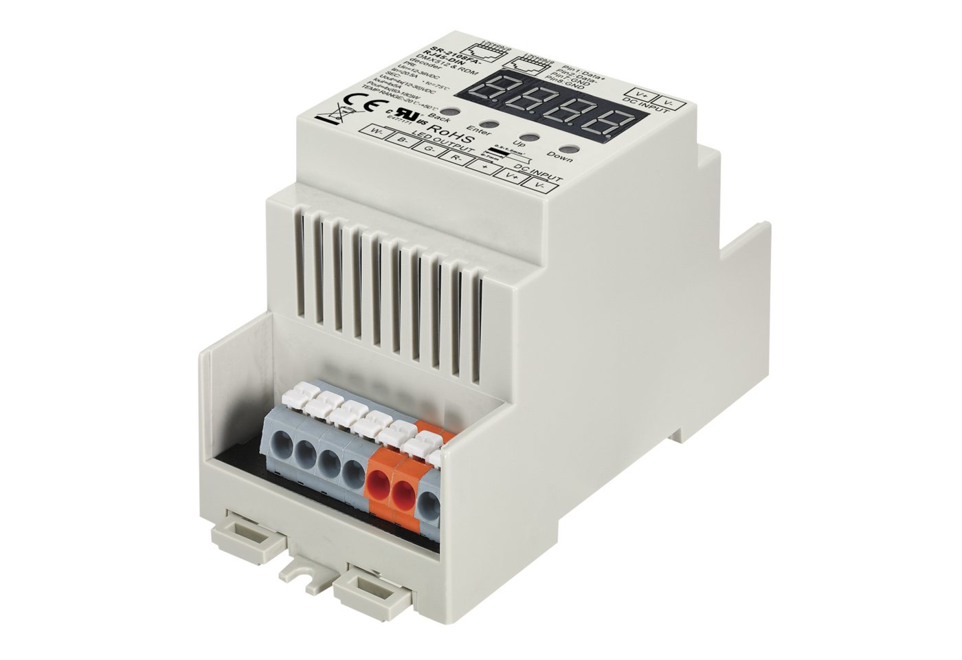 Artecta Discolicht Artecta Play-III DMX Din Rail Decoder Konstantspannung Artecta Discolicht Artecta Play-III DMX Din Rail Decoder Konstantspannung von Artecta