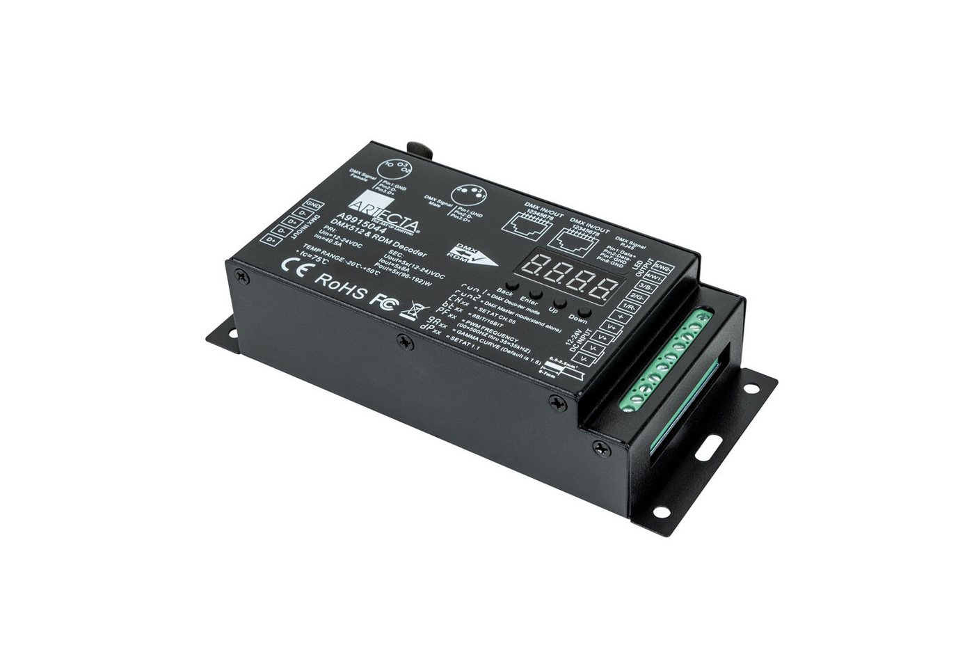 Artecta LED Stripe Artecta LED DIM-5 RDM 5 Kanäle, Neutrik, XLR, 3-polig & RJ45 Artecta LED Stripe Artecta LED DIM-5 RDM 5 Kanäle, Neutrik, XLR, 3-polig & RJ45 von Artecta