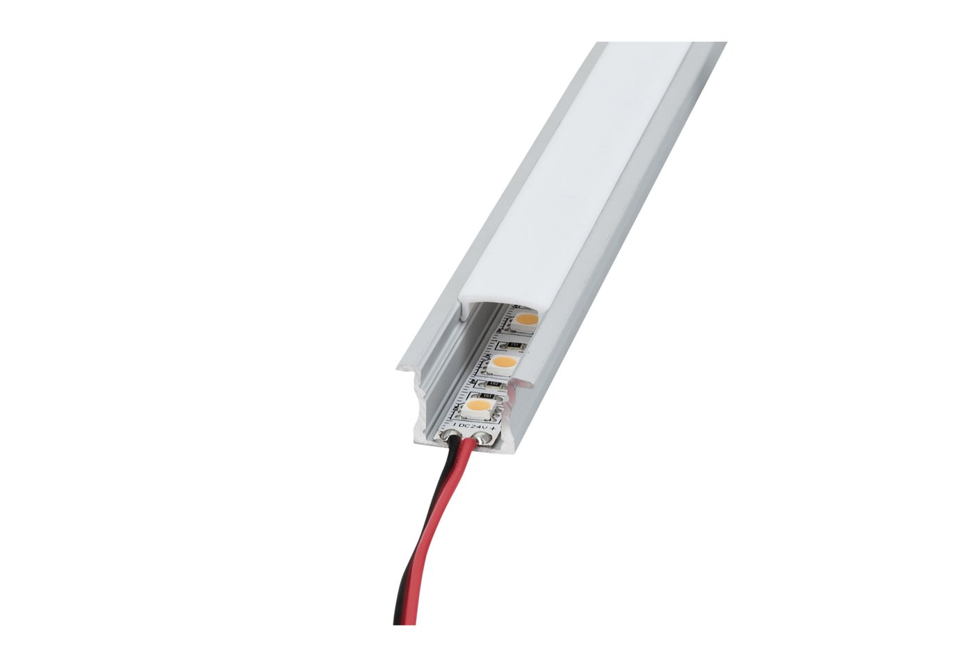 Artecta LED-Stripe-Profil Artecta Profile Pro 17 Recessed Länge: 2m - silber von Artecta