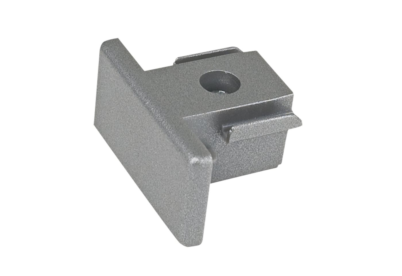 Artecta Stromschienensystem Artecta 1-Phase End Cap Silber (RAL9006), 3,5 cm von Artecta