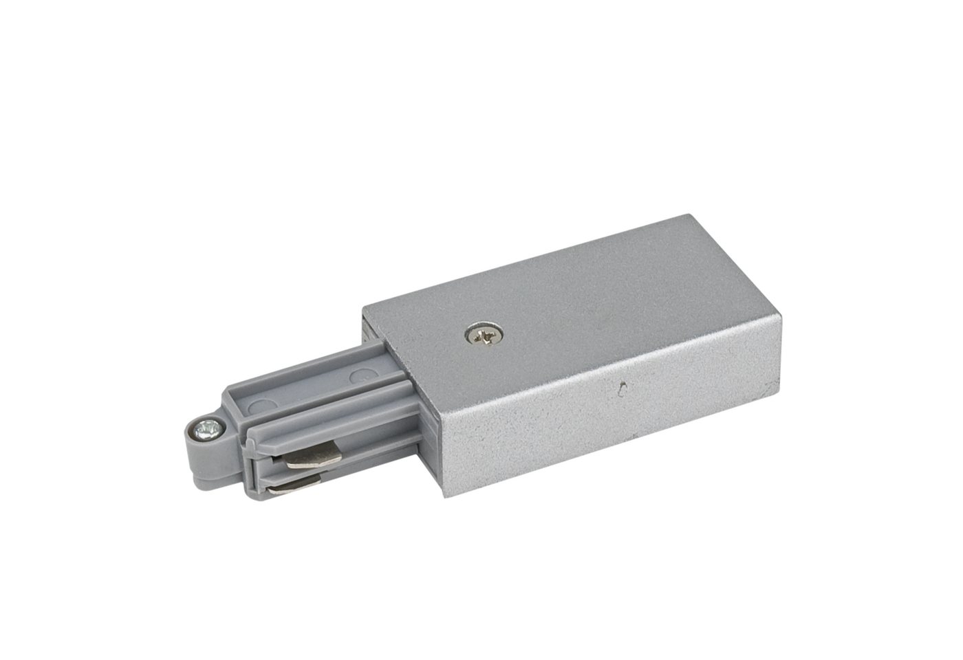 Artecta Stromschienensystem Artecta 1-Phase Feed-In Connector Silber (RAL9006), 10 cm von Artecta