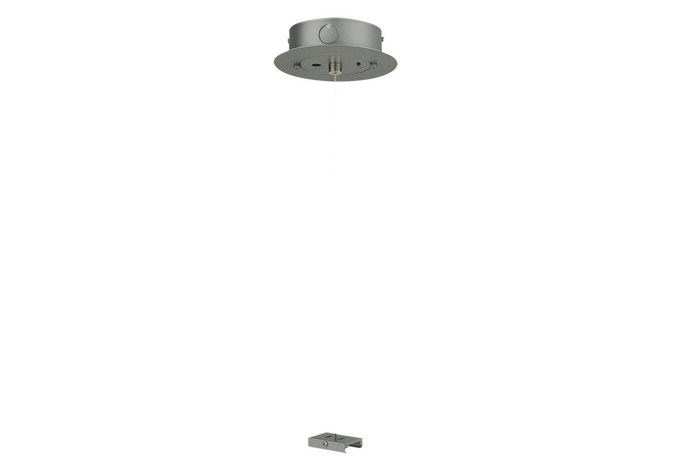 Artecta Stromschienensystem Artecta 3-P Ceiling Suspension Kit (RAL9006) - max. 1500mm Stahldraht, 15 cm von Artecta