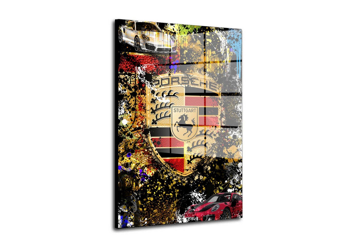 Artedinoi Acrylglasbild Abstrakte Kunst Auto Sport Acrylglas Wandbild Bild Wanddeko Wohnzimmer Artedinoi Acrylglasbild Abstrakte Kunst Auto Sport Acrylglas Wandbild Bild Wanddeko Wohnzimmer von Artedinoi
