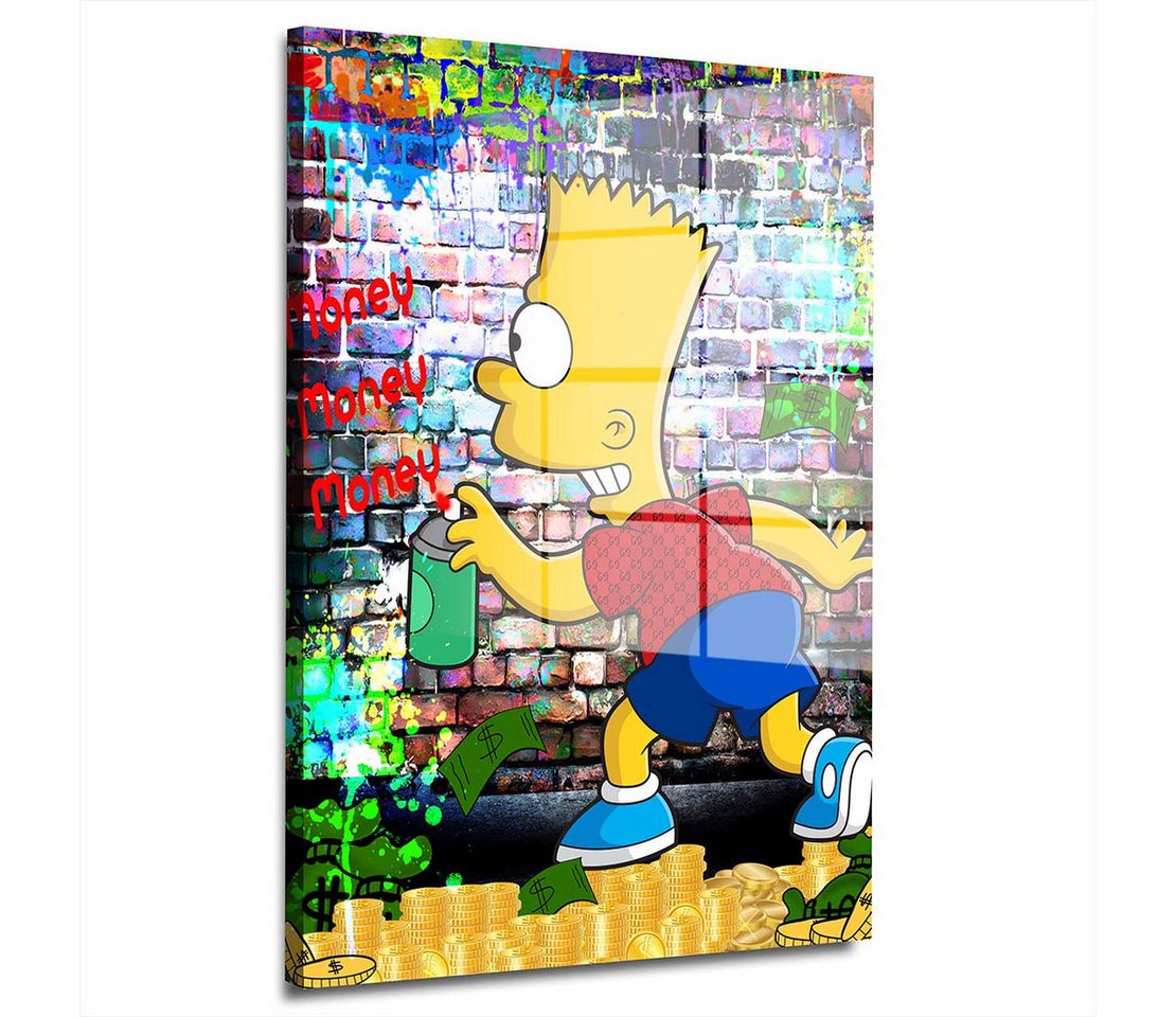 Artedinoi Acrylglasbild Bart Money Pop Art Acrylglas Wandbild Bild Wanddeko Wohnzimmer XL Artedinoi Acrylglasbild Bart Money Pop Art Acrylglas Wandbild Bild Wanddeko Wohnzimmer XL von Artedinoi