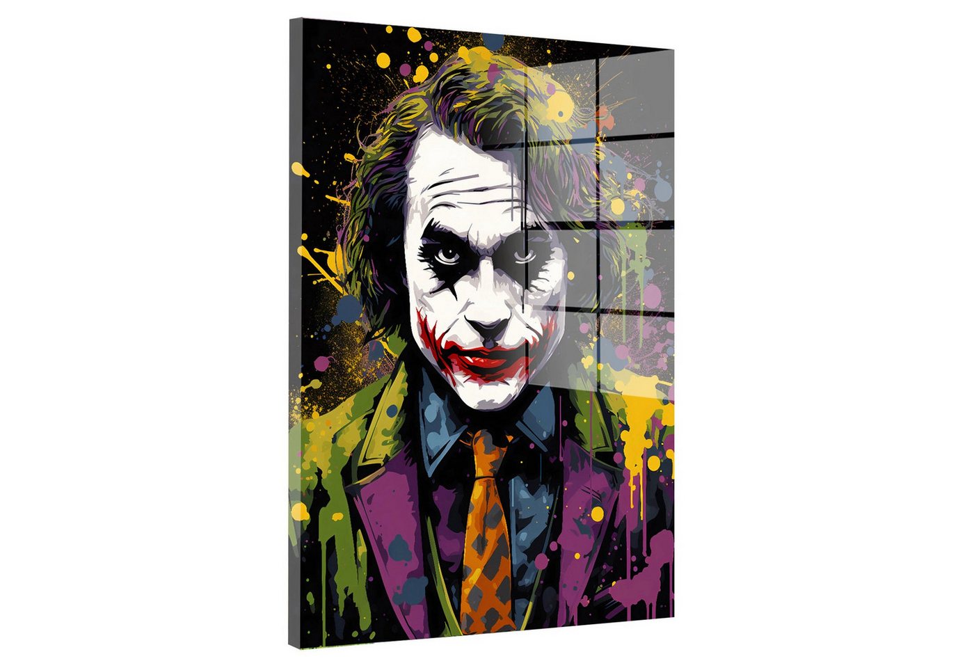 Artedinoi Acrylglasbild Joker Abstract Acrylglas Wandbild Bild Wanddeko Wohnzimmer XL Artedinoi Acrylglasbild Joker Abstract Acrylglas Wandbild Bild Wanddeko Wohnzimmer XL von Artedinoi