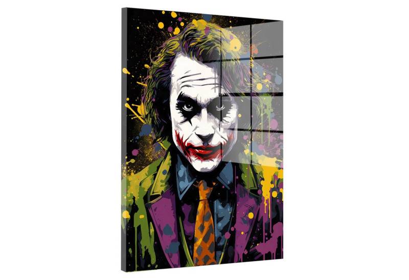 Artedinoi Acrylglasbild Joker Abstract Acrylglas Wandbild Bild Wanddeko Wohnzimmer XL von Artedinoi