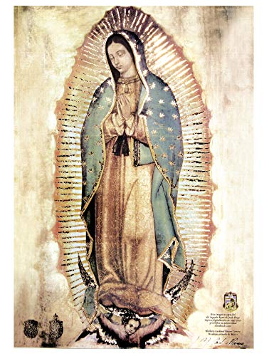 artediseno Unsere Lady von Guadalupe, Körper Hochformat, Original 12X16" von Artediseno