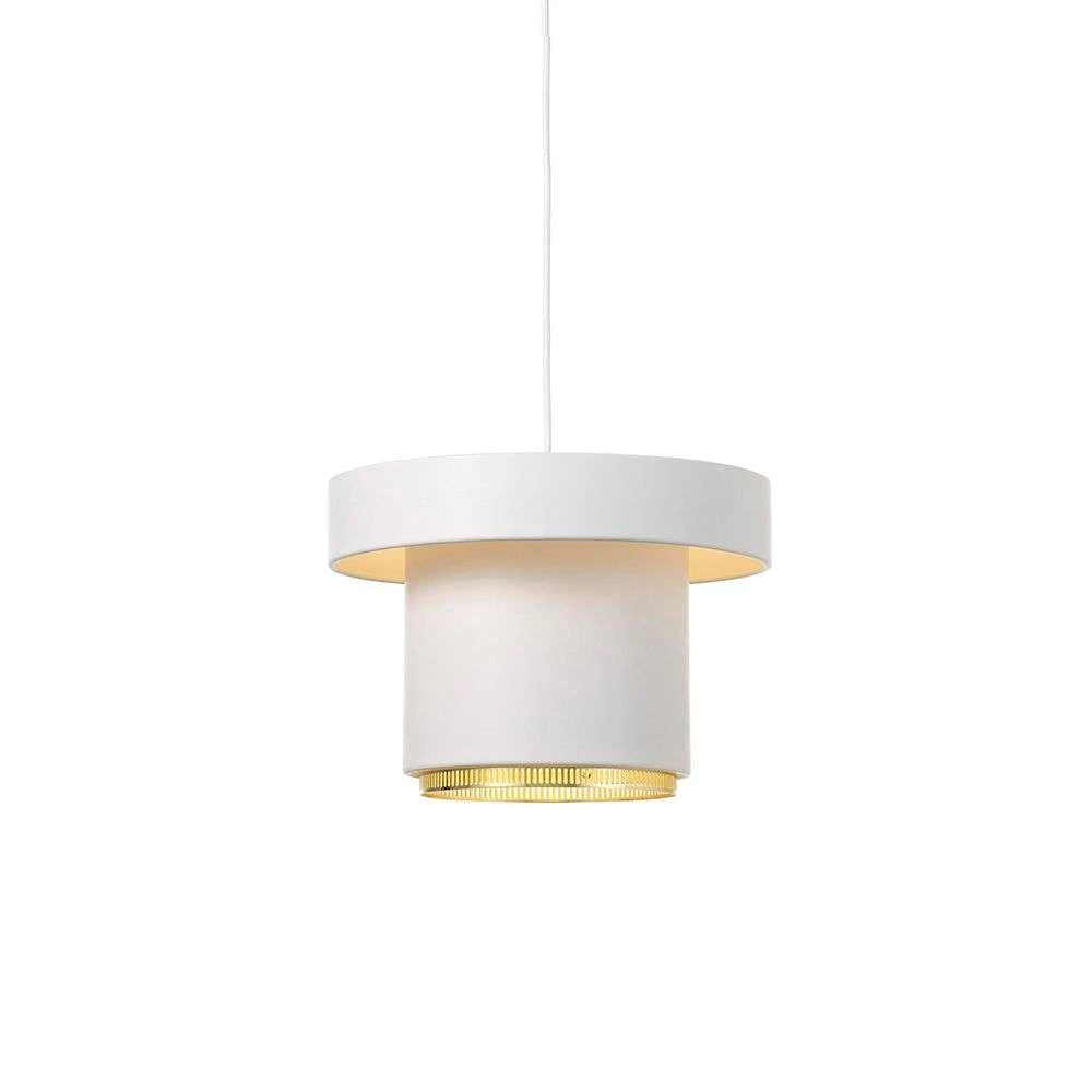 Artek - A201 Pendelleuchte White/Brass von Artek