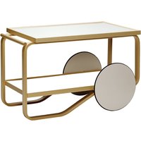 Artek - 901 Servierwagen, Laminat weiß von Artek