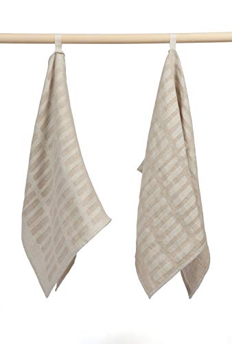 Artek Alvar Aalto Siena 2er-Set Geschirrtuch 100% Leinen White/Natural/beige Artek Alvar Aalto Siena 2er-Set Geschirrtuch 100% Leinen White/Natural/beige von Artek