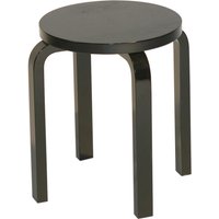 Artek - E60 Hocker, lackiert schwarz von Artek