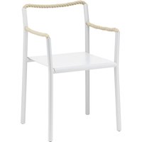 Artek - Rope Chair, hellgrau / natur von Artek