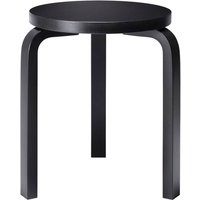 Hocker 60 schwarz/schwarz von Artek