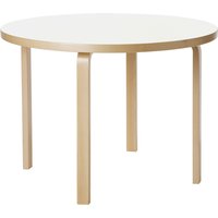 Tisch Aalto Table 90A rund IKI white von Artek