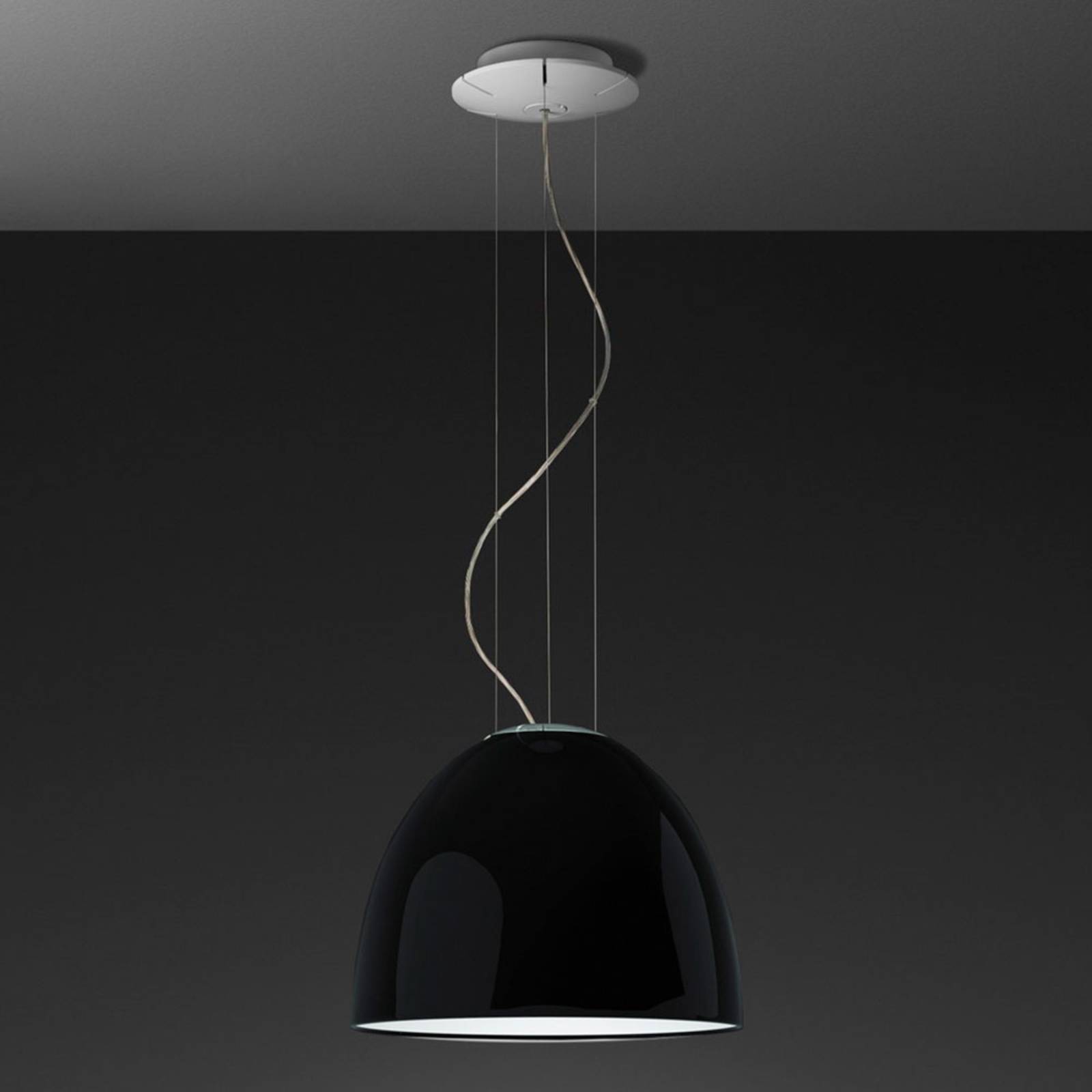 Artemide Nur Mini Gloss Hängeleuchte schwarz von Artemide