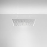 Artemide Architectural Eggboard Matrix LED Pendelleuchte, Direkt / Indirekt, 80 x 80 cm von Artemide Architectural