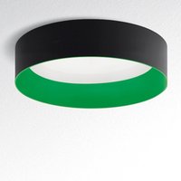 Artemide Architectural Tagora 970 LED Deckenleuchte schwarz - grün, dimmbar von Artemide Architectural