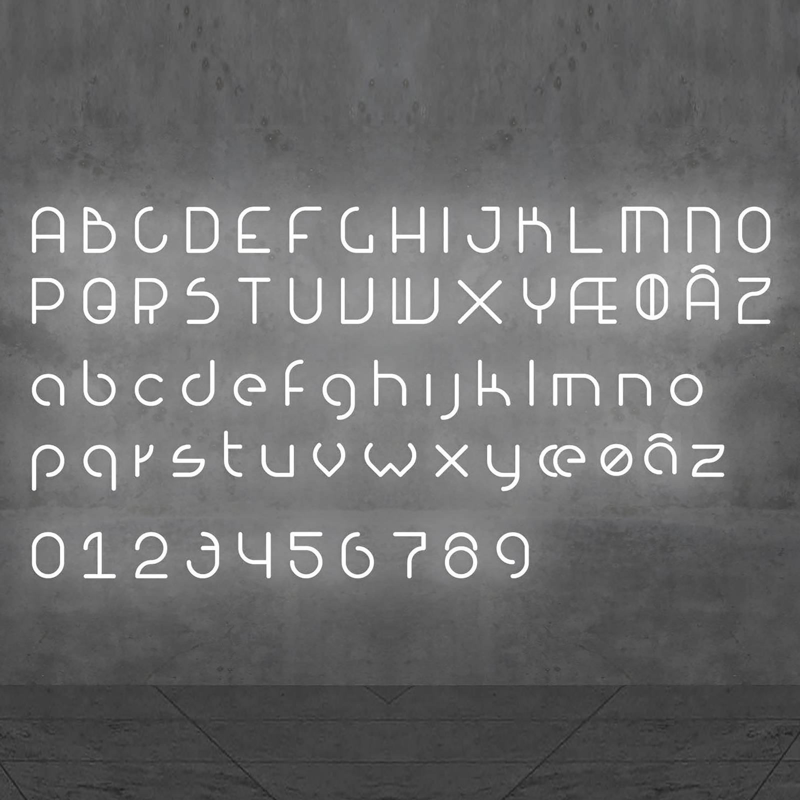 Artemide Alphabet of Light Wand Großbuchstabe I von Artemide