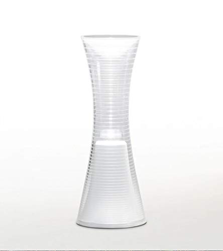 Artemide- Come Together Akkuleuchte aus Acrylglas. Hochwertige dimmbare Tischleuchte. Farbtemperatur 3000K. Akku über USB wiederaufladbar. Made in Italy, Weiß, 26,9 x 10 cm von Artemide
