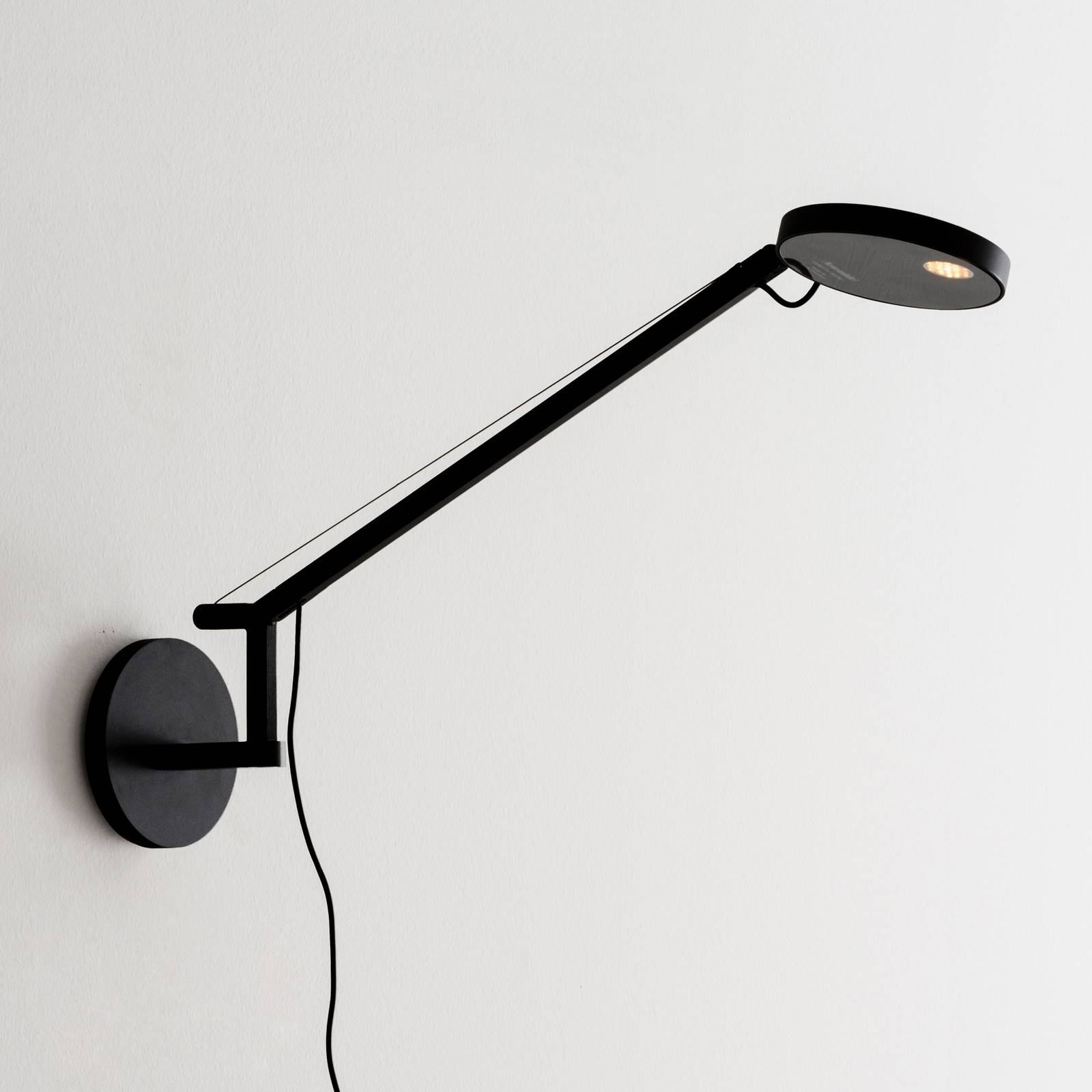 Artemide Demetra Micro Wandleuchte 2.700K schwarz von Artemide