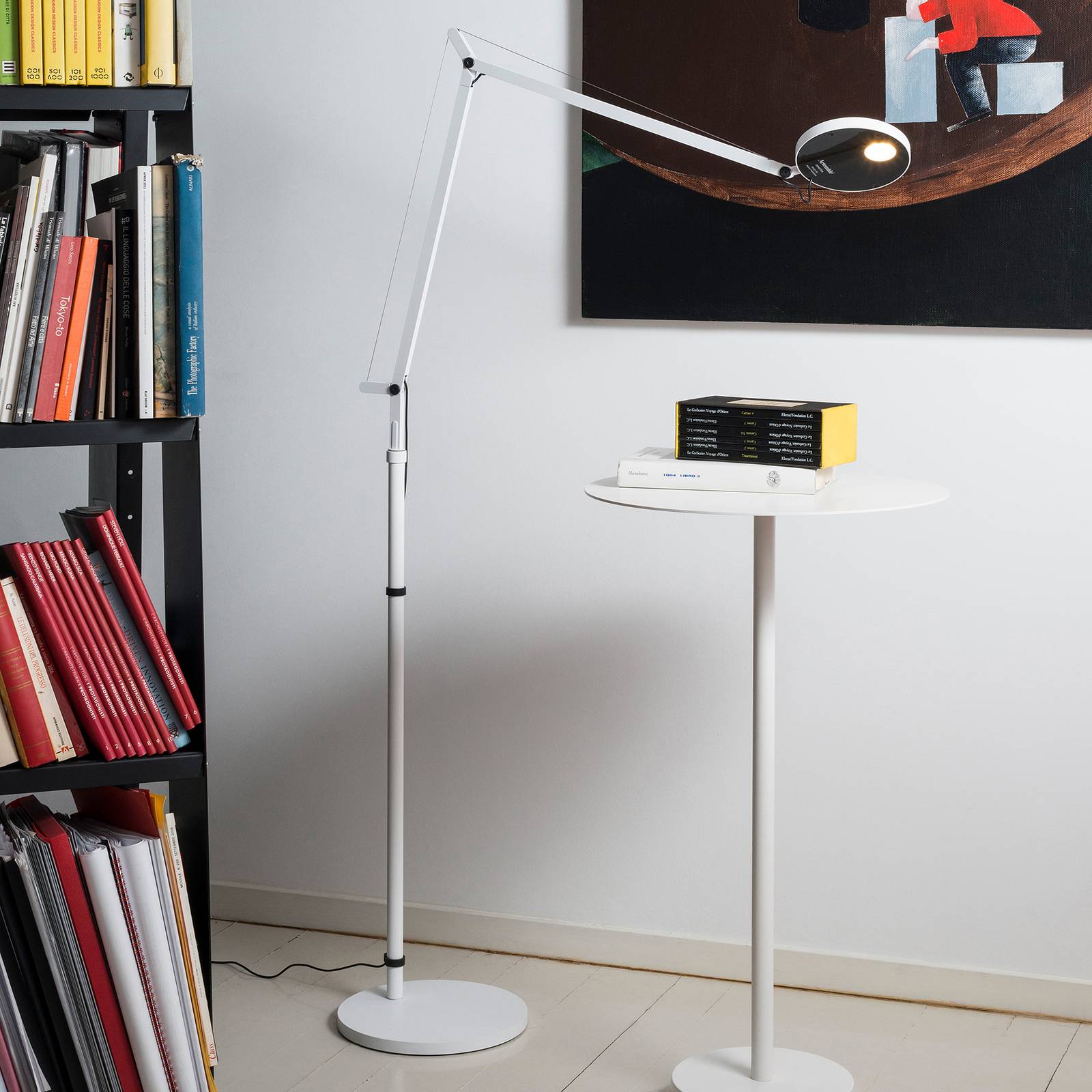 Artemide Demetra Reading Stehlampe 930 Sensor weiß von Artemide