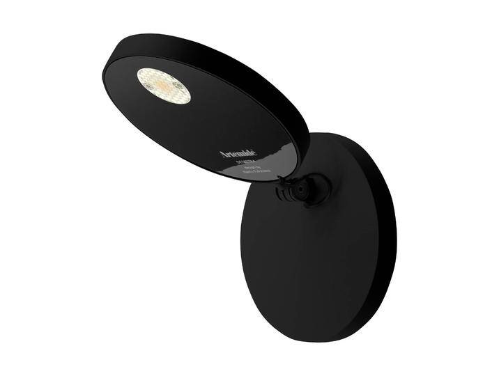 Artemide Wandlampe Demetra Spotlight, schwarz, für Wohn- / Esszimmer, Aluminium, Design, LED Wandleuchte, Wandlampe Innen von Artemide
