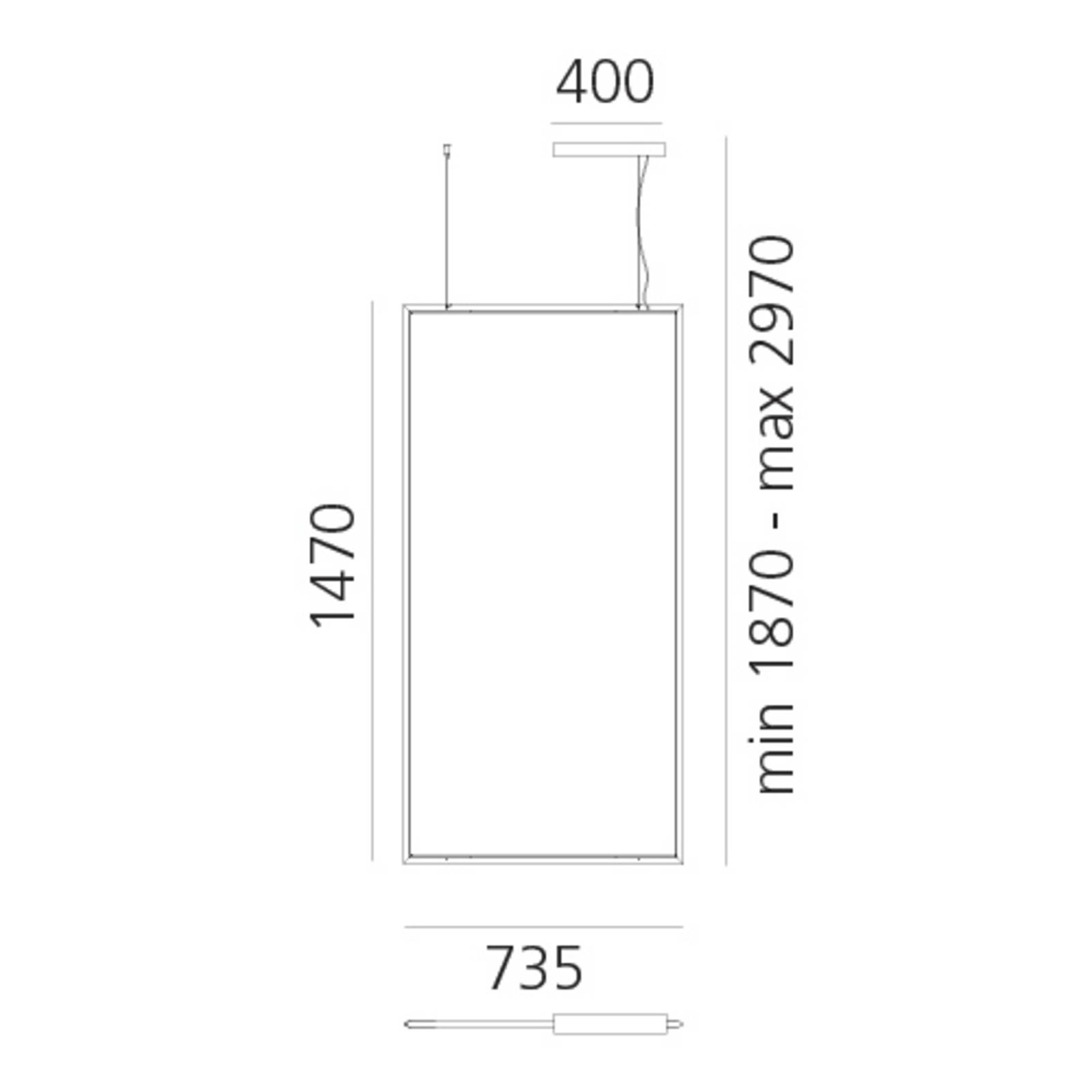 Artemide Discovery Rectangular APP schwarz 3.000K von Artemide