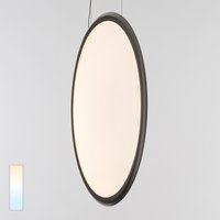 Artemide Discovery Vertical 100 LED Sospensione, Tunable White Aluminium satiniert von Artemide